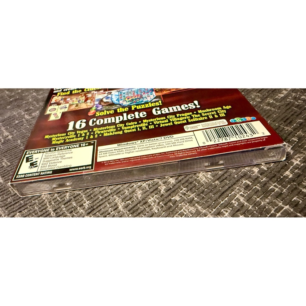 iWin Mysterious Adventures PC Game 16 Complete Games New Sealed Hidden Object - Picture 4 of 4